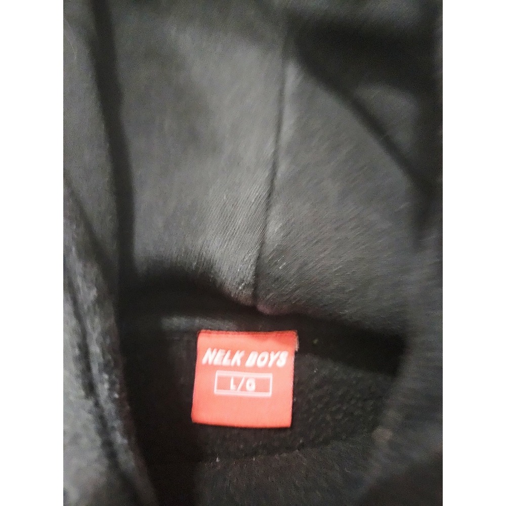 Nelk Boys Full Send OG Hoodie Men's Size Large Long Sleeve Pullover Black - Picture 5 of 6